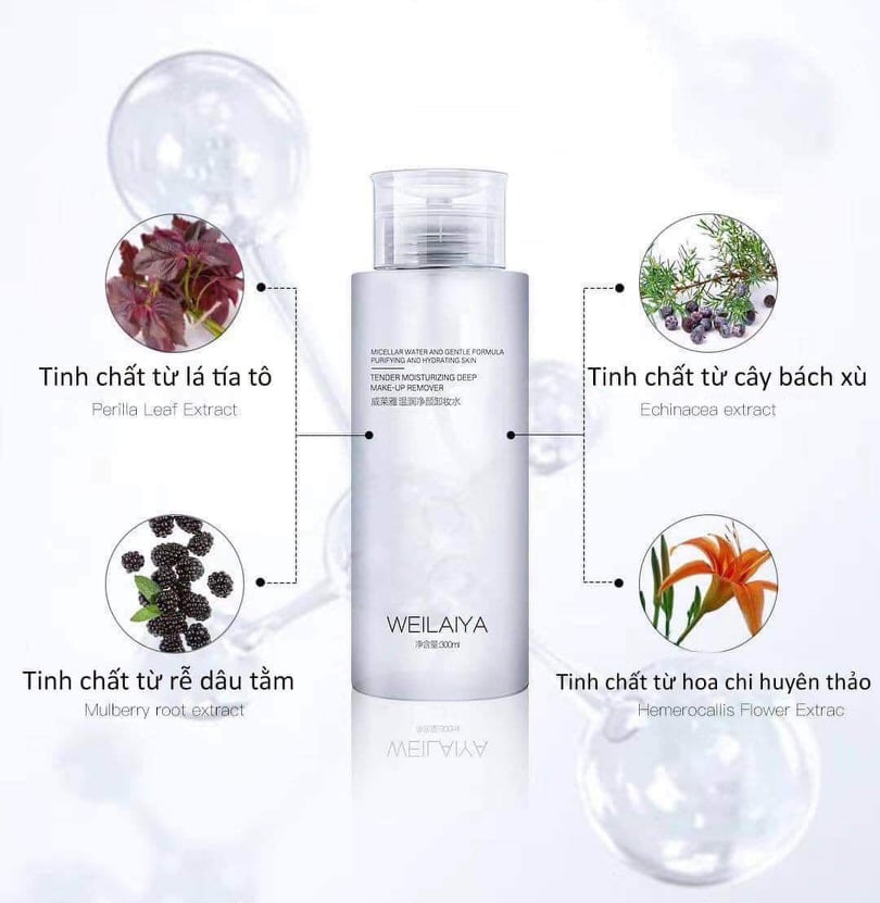 Nước Tẩy Trang Weilaiya 300Ml - Dành Cho Mọi Loại Da