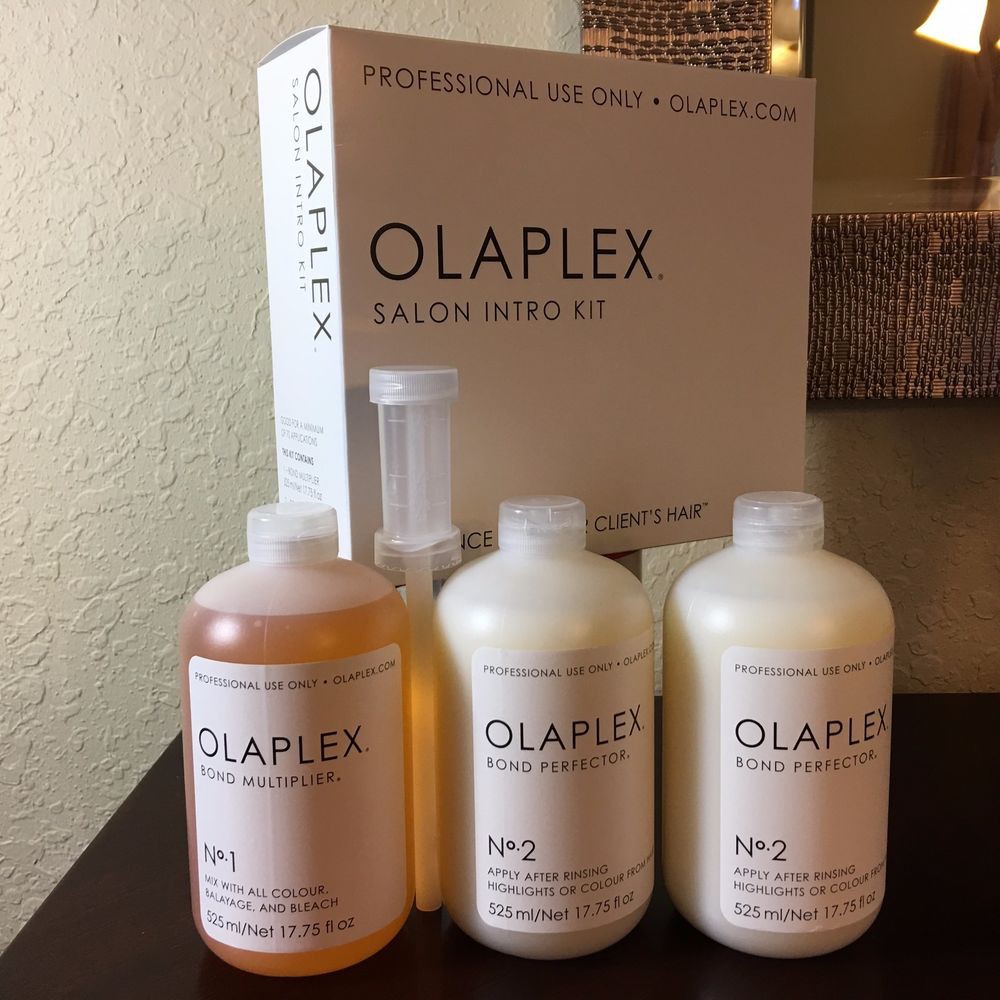 Bộ Kit Intro Salon Olaplex 525Ml Bộ Phục Hồi Tóc Cháy Nát Hư Tổn