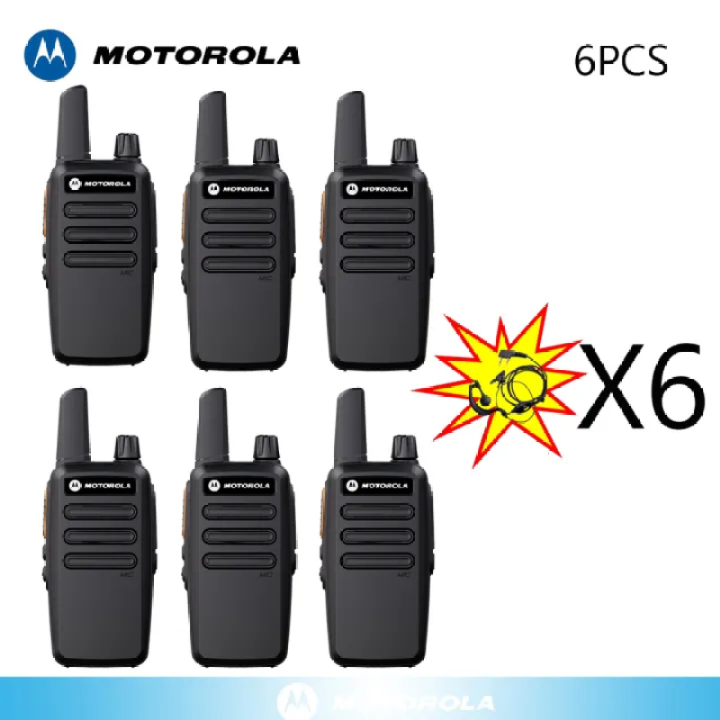 Motorola T62 Bộ Đàm Kèm Tai Nghe Cự Ly Đến 8km Full Phụ Kiện Dung lượng kênh 16 CH Di động Đa Việt Đa chức năng 9800mAh
