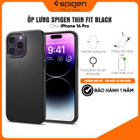[KHÔNG BẢO HÀNH] Ốp lưng Spigen Thin Fit cho iPhone 14/14 Plus/ 14 Pro/14 Pro Max - Thiết kế mỏng nhẹ chống sốc chống bẩn viền camera cao - Hàng chính hãng