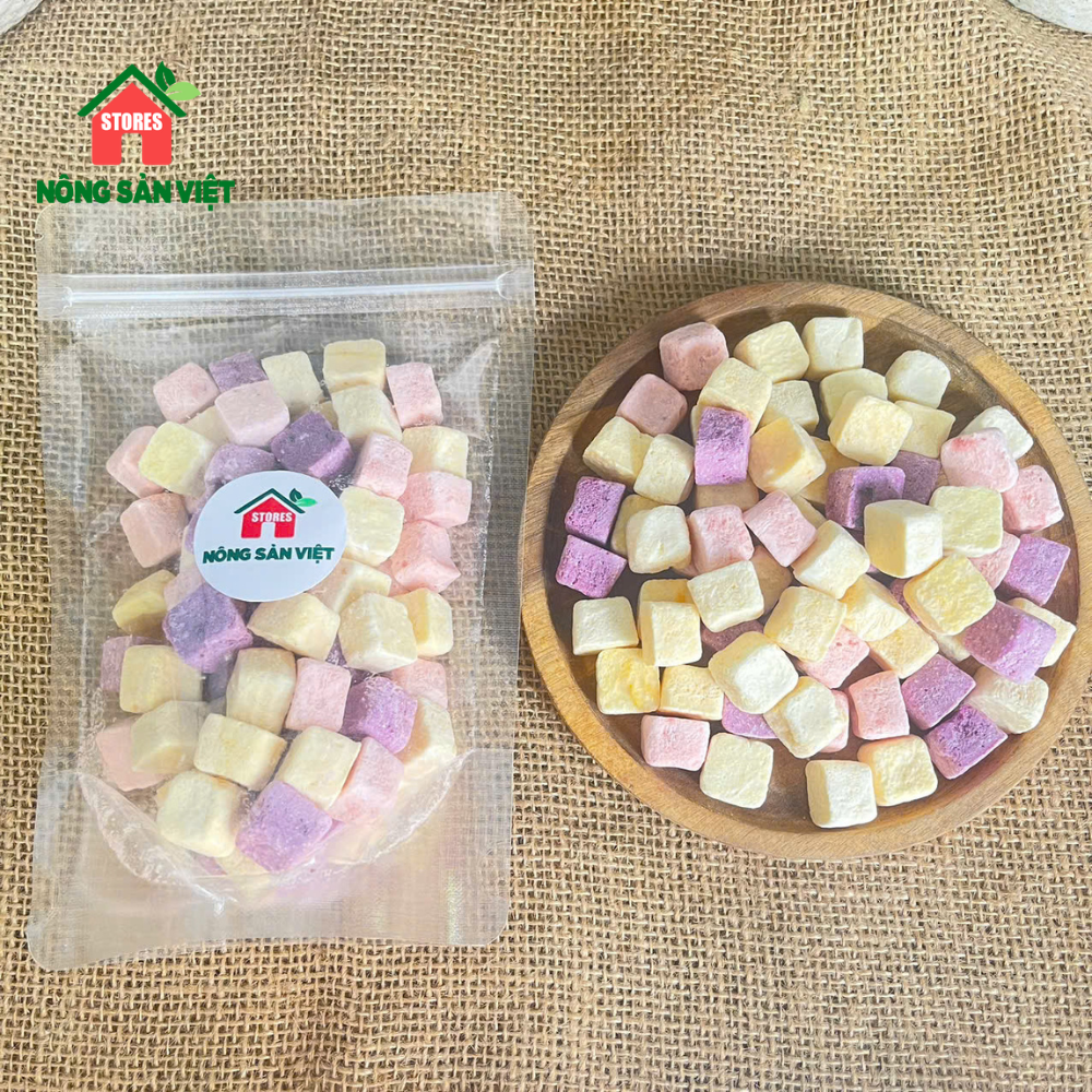 Sữa Chua Viên Sấy Thăng Hoa Vị Trái Cây Túi 100gr