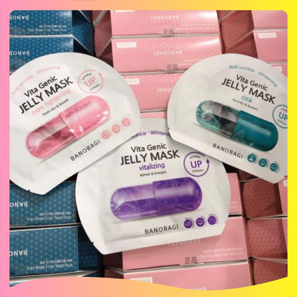 Mặt Nạ Banobagi Vita Genic Jelly Mask 2020 Lẻ Miếng Sản Phẩm Tốt Chất Lượng Cao Cam Kết Như Hình An Toàn Cho Người Sử Dụng