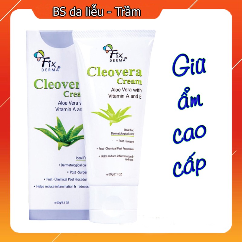 [Hcm]Kem Dưỡng Ẩm Fixderma Cleovera Cream ✨ Freeship ✨ Dưỡng Ẩm Giúp Da Căng Mịn