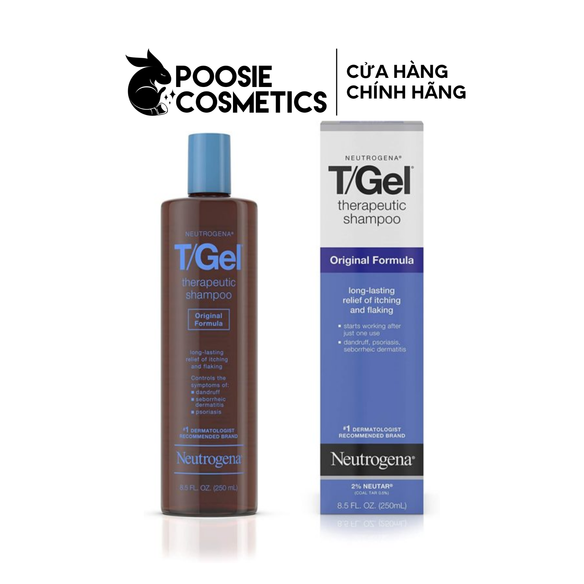 [Hcm]Dầu Gội Neutrogena Tgel Therapeutic Shampoo Original Formula 250Ml