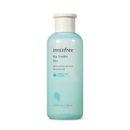 Nước Cân Bằng Chiết Xuất Từ Dầu Innisfree Bija Trouble Skin 200Ml