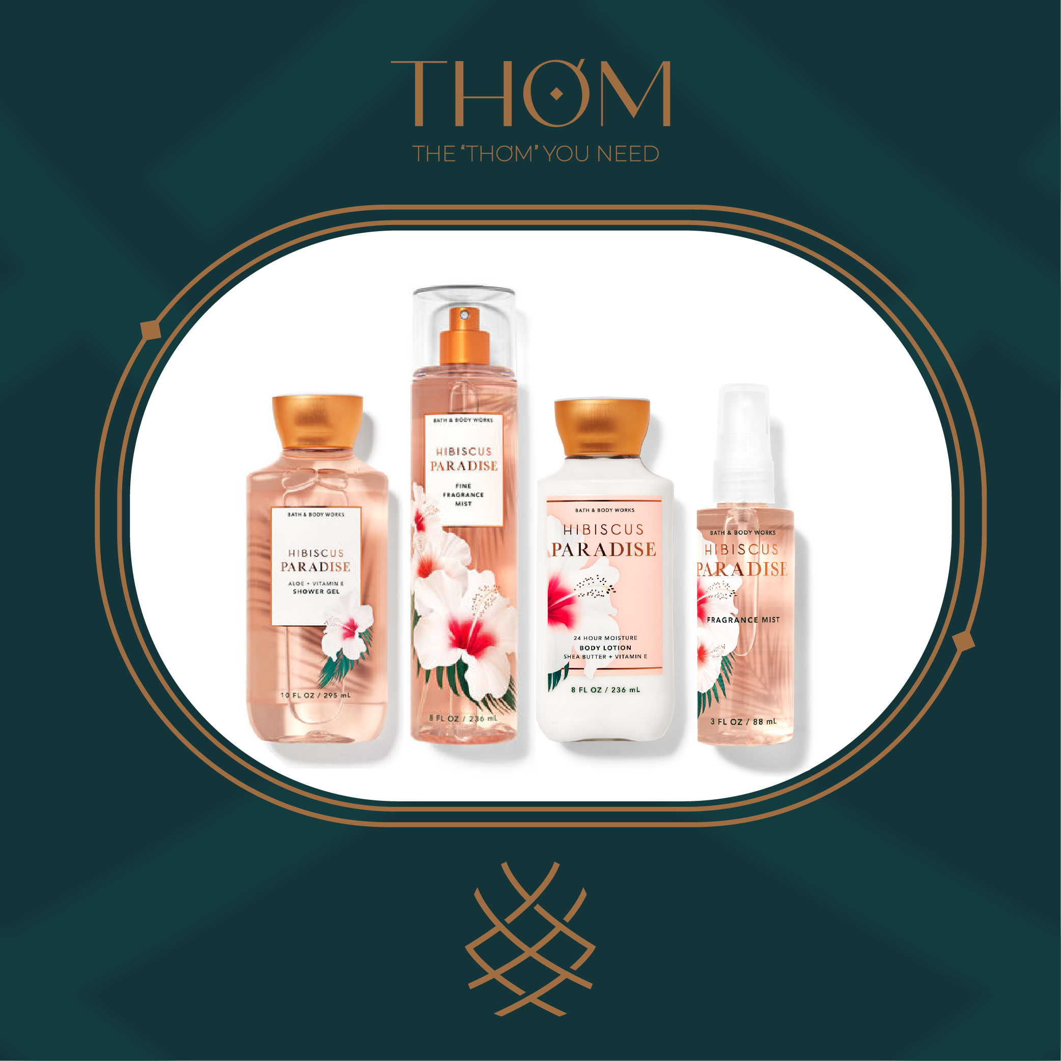 Hibiscus Paradise | Sản Phẩm Tắm Dưỡng Xịt Thơm Toàn Thân Bath & Body Works