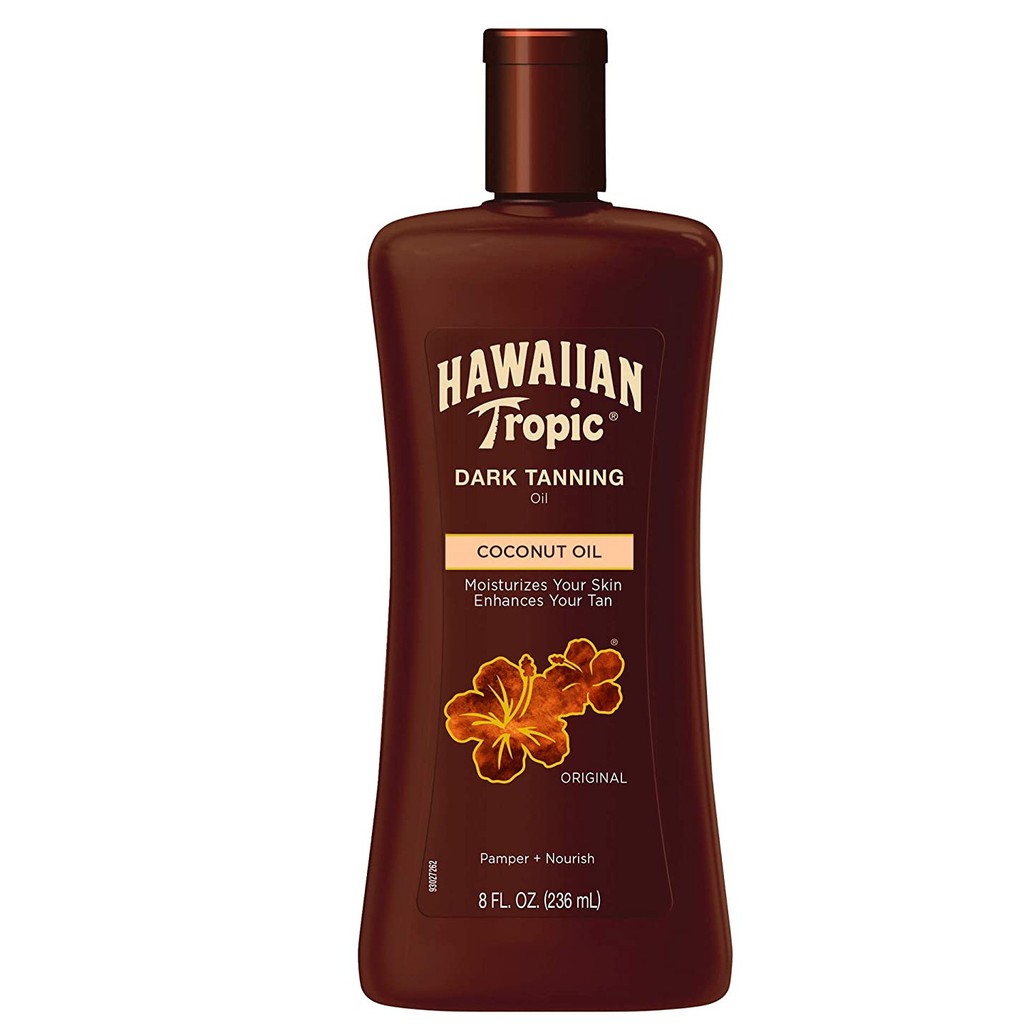 Dầu Tắm Nắng & Dưỡng Ẩm Da Hawaiian Tropic Dark Tanning Sun Care Moisturizing Oil 236Ml (Mỹ)