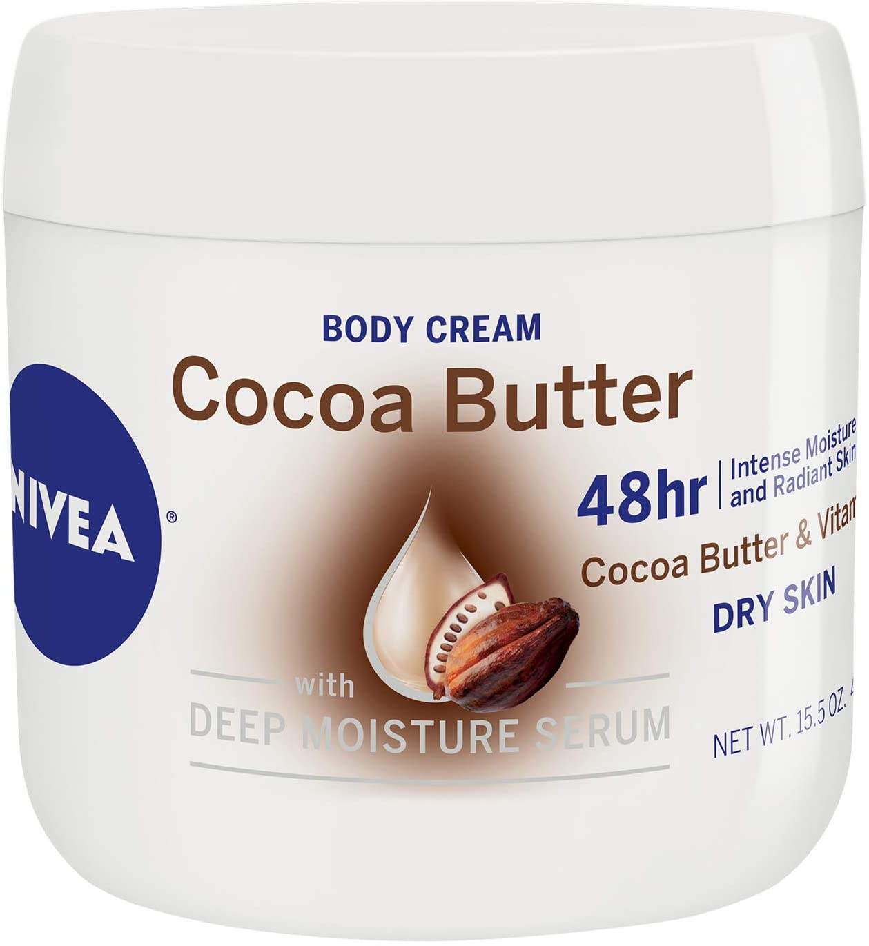 Kem Dưỡng Ẩm Cơ Thể Nivea Cocoa Butter Body Cream 439G (Mỹ)