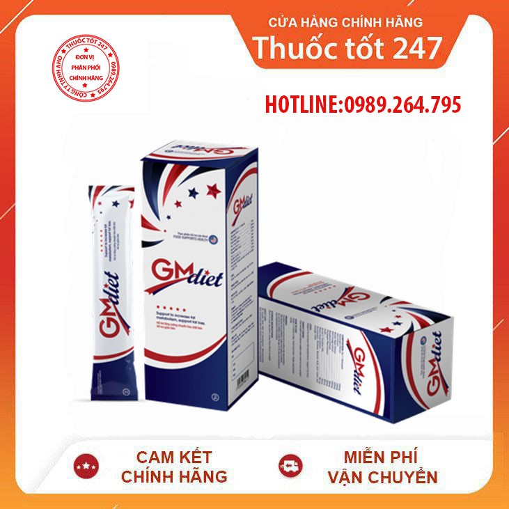 Giảm Cân An Toàn - Gm Diet - Hỗ Trợ Chuyển Hóa Chất Béo Và Giảm Cân Công Nghệ Mỹ - Độc Quyền Phân Phối