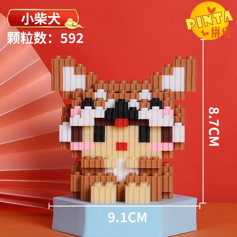 [Xả Thanh Lý] Mô Hình Lắp Ráp Xếp Hình 3D Mini 12 Con Giáp 12 Cung Hoàng Đạo Mô Hình 0ne piece Nhân 