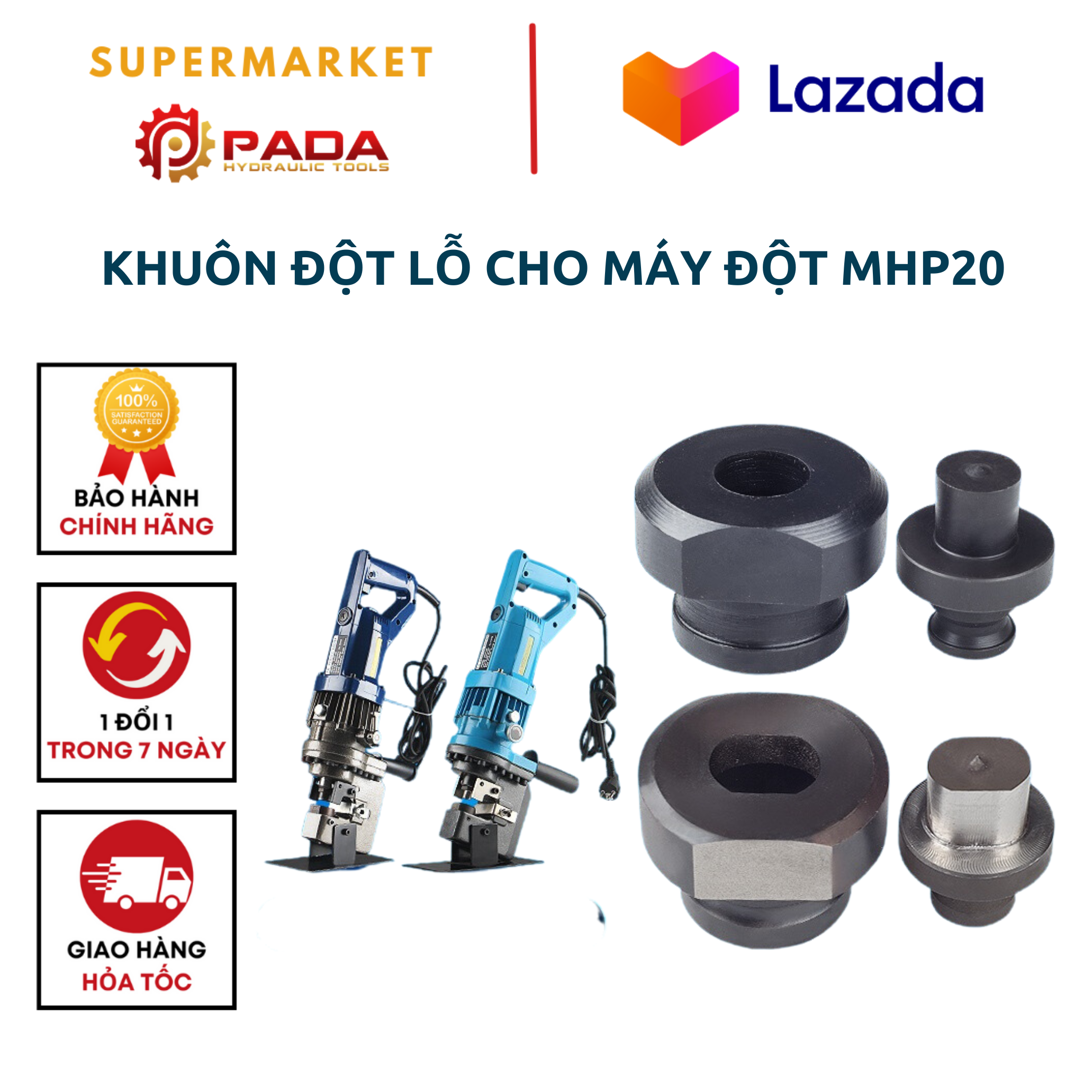 Khuôn Đột Lỗ Cho Máy Đột Thủy Lực Chạy Điện MHP20 Phi Tùy Chọn-Khuôn tròn-Khuôn MHP20