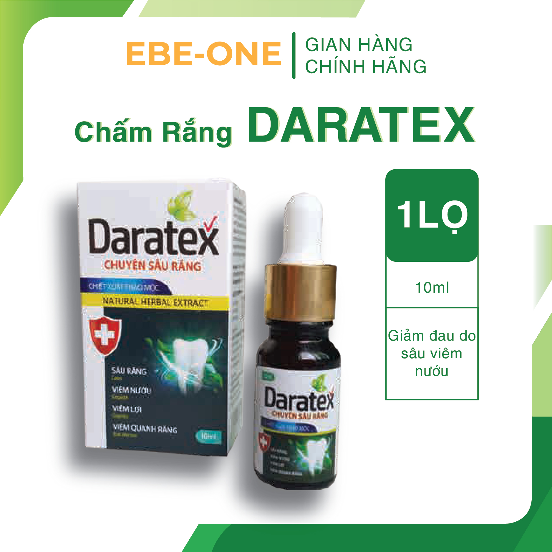 Chấm đau sâu răng DARATEX