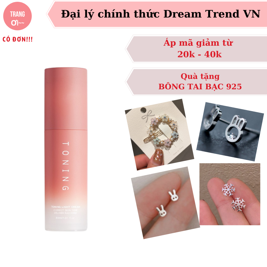 Kem Lười Nâng Tone Dưỡng Trắng Toning Dream Trend