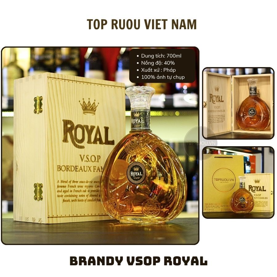 [Top Rượu VN] Brandy XO Marcel - Royal - 700ml [Chính Hãng]