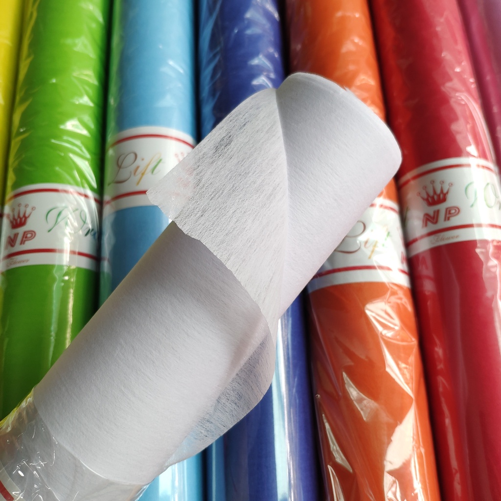 Cuộn giấy lụa giấy vân long gói hoa