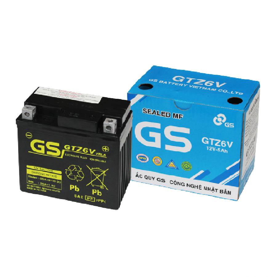 Bình ắc quy GS GTZ6V 12V-5AH