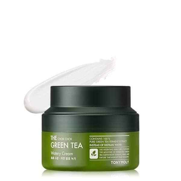 Kem Dưỡng Da Trà Xanh (Mẫu Mới To - 80Ml) Tonymoly The Chok Chok Green Tea Watery Cream