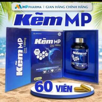 Kẽm MP Zinc viên uống bổ sung Kẽm Gluconate hỗ trợ sức khỏe tốt cho tócda mụn 60 viên (60 ngày) Kẽm 