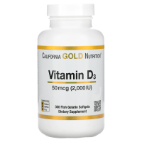 Vitamin D3 5000 IU 360 viên California Gold Nutrition : Hỗ trợ xương khớp hệ miễn dịch khỏe mạnh