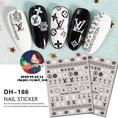 [Hcm][Video Thực Tế] Nail Sticker - Dán Móng Tay Dh186 Luôn Vui Tươi