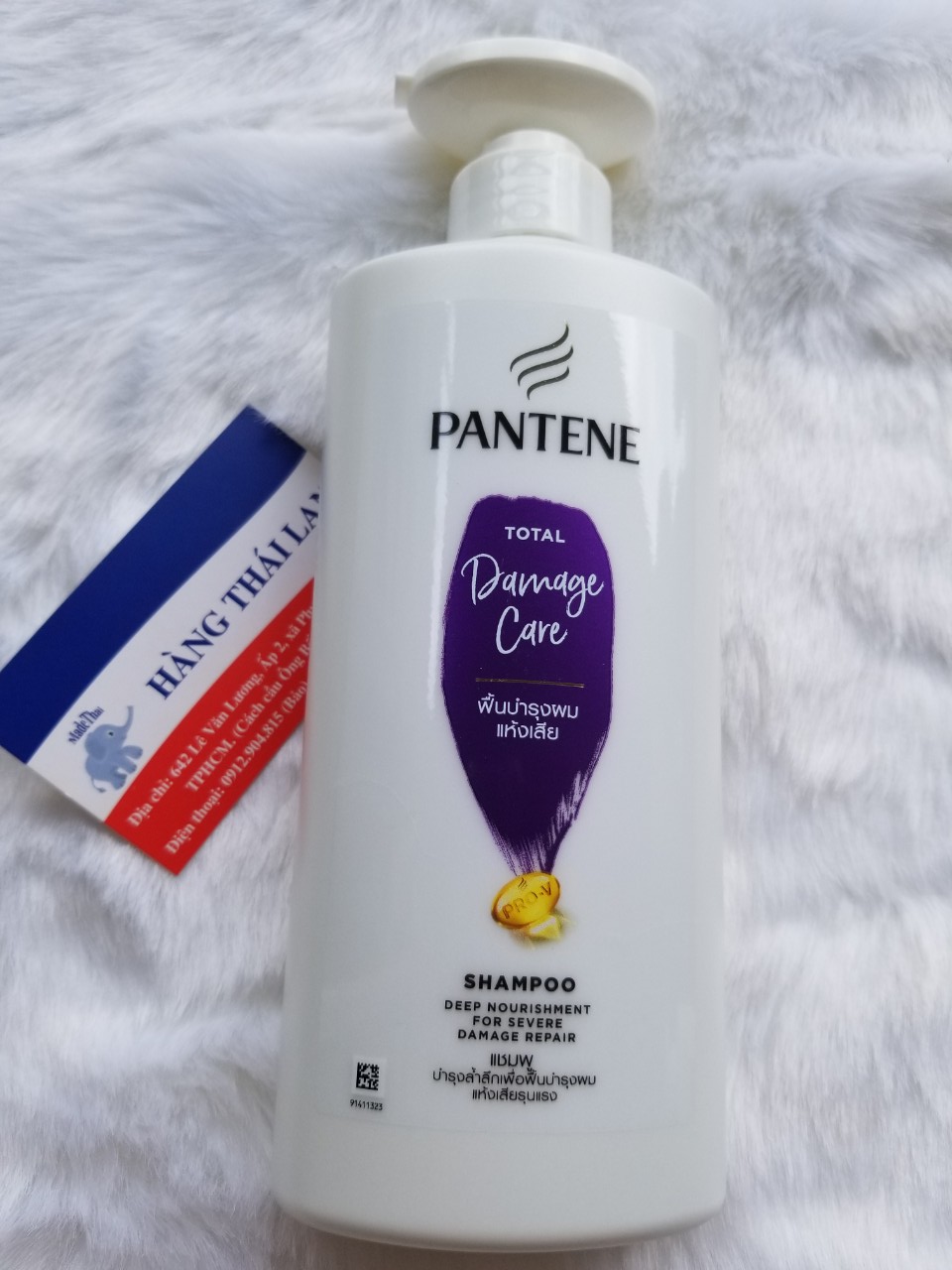 [Hcm]Dầu Gội Pantene Total Damage Care 410Ml Thái Lan - (Màu Tím Chăm Sóc Tóc Toàn Diện)