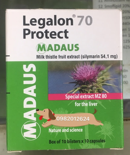 [ BỔ GAN CỦA ĐỨC] Viên uống  Legalon 70 Protect Madaus 100 viên