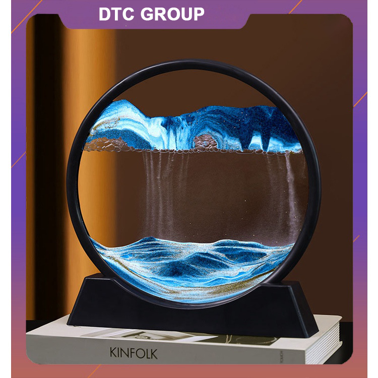 Tranh Cát Chảy Chuyển Động 3D Trang Trí Hình Chữ Nhật Tròn Cực Chill Tranh Trang Trí Hạt Cát Chảy Lú