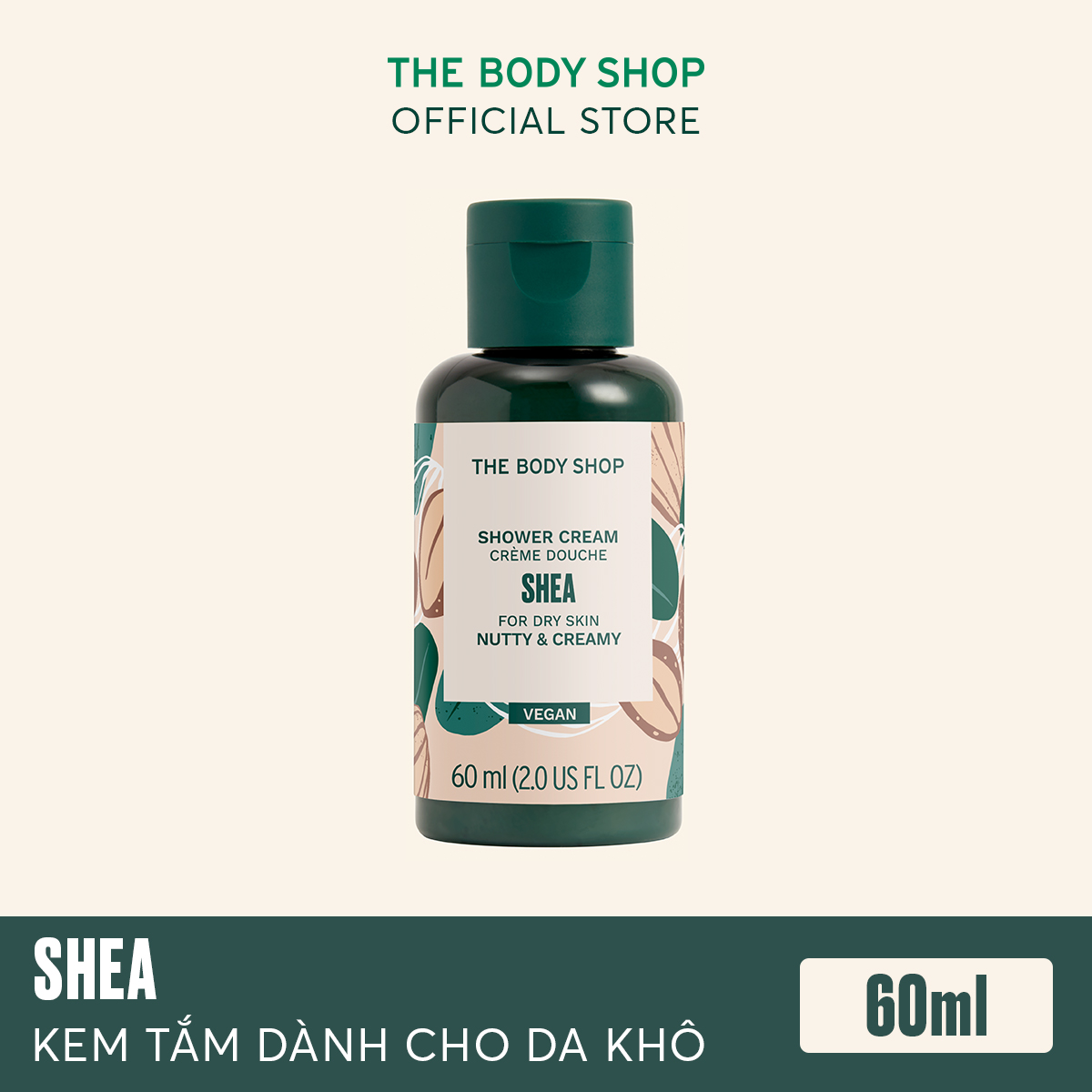 Kem Tắm The Body Shop Shea Shower Gel 60ML