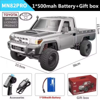 JJRC MN82 / MN82 PRO Tỉ lệ đầy đủ 1: 12 với đèn LED Kích thước đầy đủ 2.4GRc Mô phỏng LC79 4x4 Xe bán tải RC Mô hình Đồ chơi trẻ em
