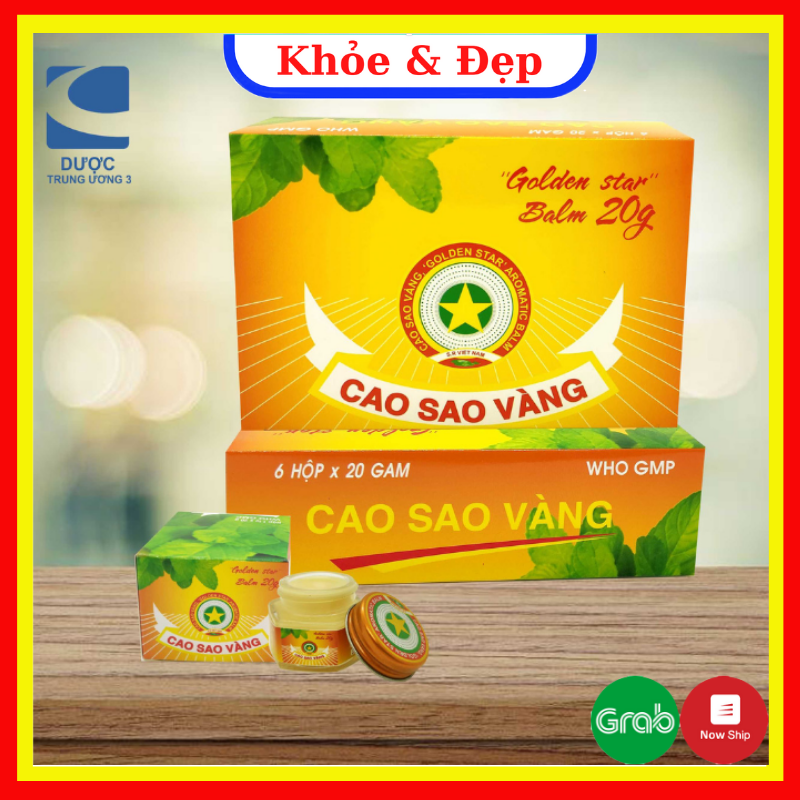 Cao sao vàng 20g Dược TW3 ( Dầu Cù Là ) - Golden star Balm