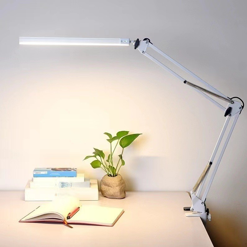 【HCM/24H】Đèn led kẹp bàn 12w cỡ lớn cắm USB dùng cho đọc sách trang điểm