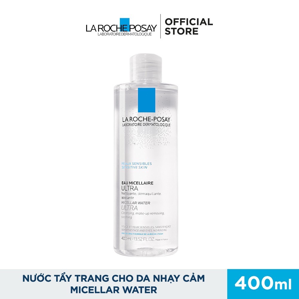 {Sale Chính Hãng} Nước Làm Sạch Sâu Và Tẩy Trang Cho Da Nhạy Cảm Micellar Water Ultra Sensitive Skin La Roche - Posay 400Ml