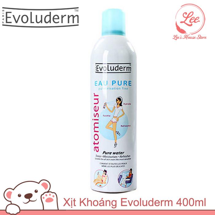 [Hcm]Xịt Khoáng Evoluderm 400Ml