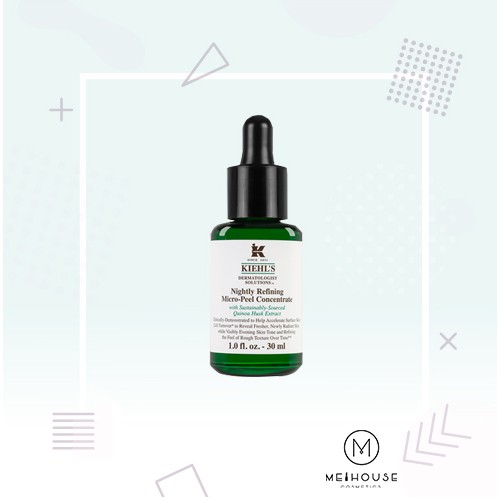 [Hcm]Tinh Chất Ban Đêm Tái Tạo Da Kiehlsnightly Refining Micro - Peel Giúp Đẩy Nhanh Quá Trình Tái Tạo Da Giúp Da Dần Trở Nên Mịn Màng Tươi Tắn Và Trẻ Trung Hơn