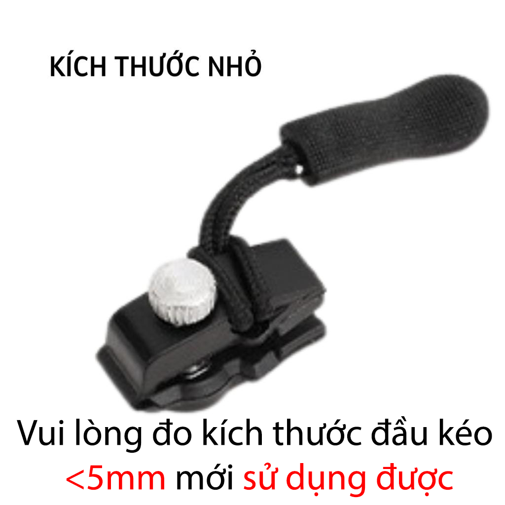 Combo 10 Khóa Kéo Zipper 3 Kích Cỡ Đa Năng Đầu Khóa Kéo Thay Thế Sửa Chữa Nhanh Dây Kéo Zip Của Ba Lô Quần Áo Túi Xách