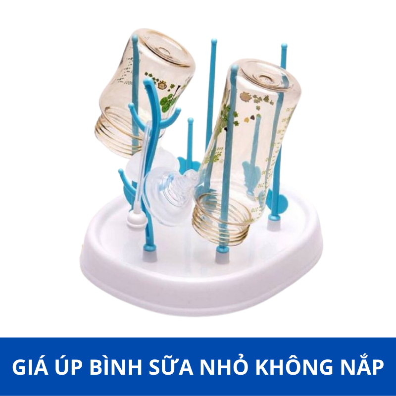 Khay Giá Úp Bình Sữa Và Núm Ti Tiện Lợi Cho Mẹ Và Bé Làm Từ Nhựa An Toàn Thiết Kế Thông Minh Tiện Dụng