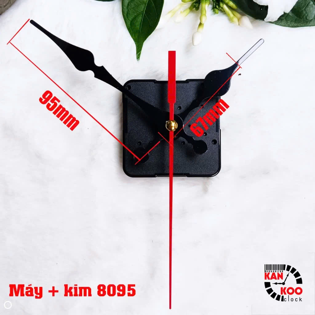 Máy Đồng Hồ Treo Tường Silent Quartz 6168s-C18 – Kim Trôi Êm Ái – Trục Đồng 11mm – Cốt Cao 18mm – Bảo Hành 12 Tháng