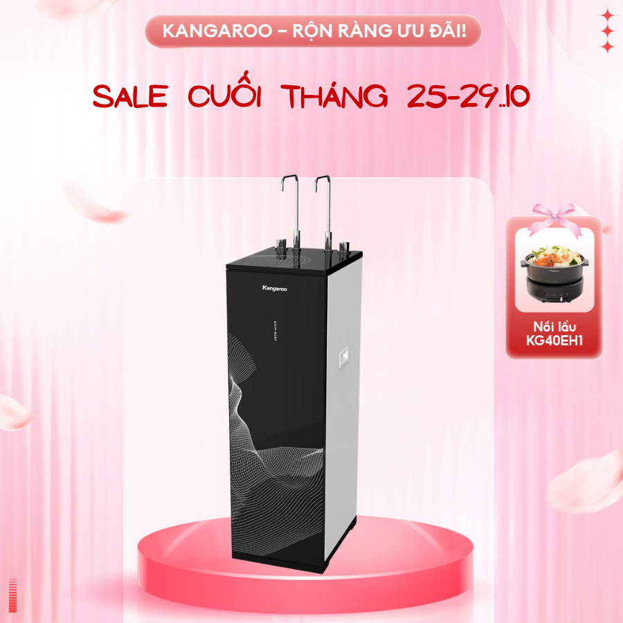 [MIỄN PHÍ LẮP ĐẶT] Máy Lọc Nước Nóng Lạnh Kangaroo Hydrogen 11 Lõi KG10A68