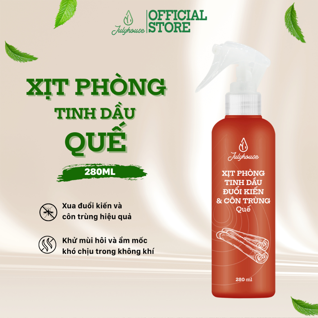 Bình xịt phòng đuổi kiến ba khoang 280ml JULYHOUSE