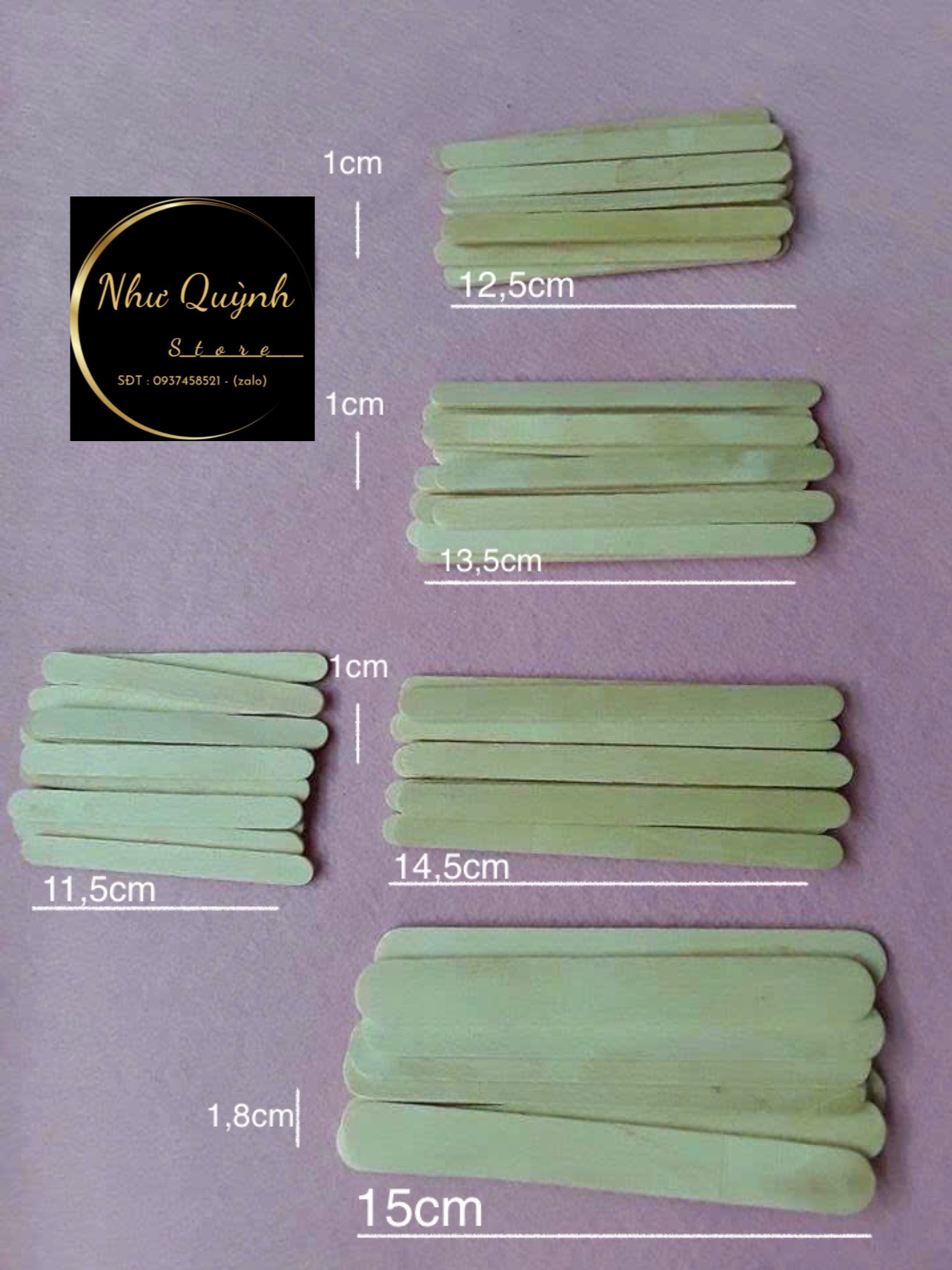 500G que gỗ ( que đè lưỡi & que kem nhiều size ) làm mô hình các sản phẩm handmade cho trẻ tập đếm ...