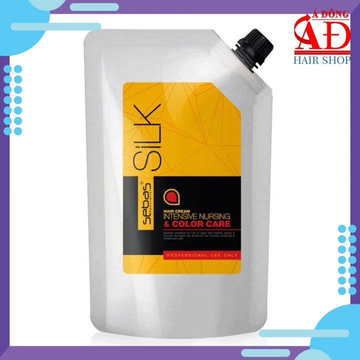 Dầu Hấp Ủ Tóc Sebas Silk Color Care Giữ Màu Siêu Dưỡng 850Ml