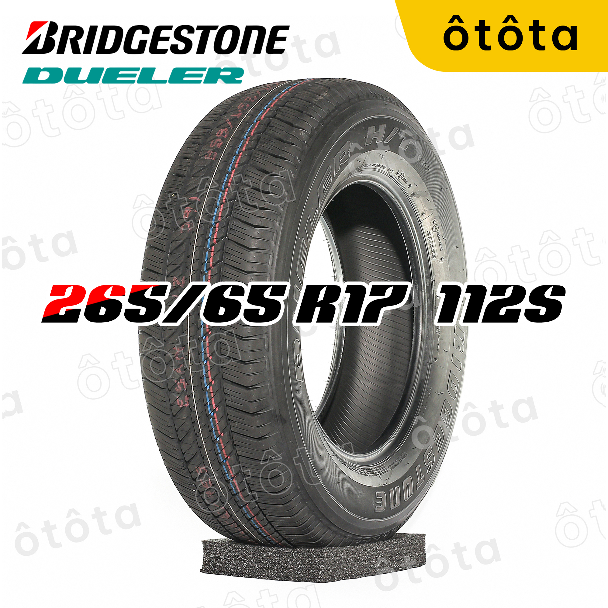 Lốp ô tô Bridgestone 265/65 R17 112S Dueler 684A - Chính hãng BH 7 năm (265/65R17 265 65 R17)