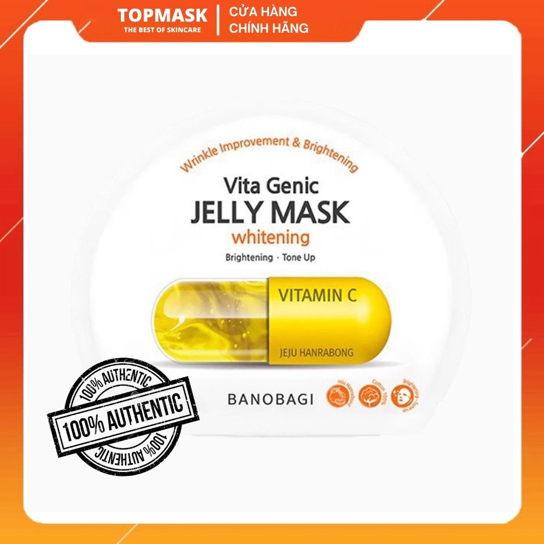 Mặt Nạ Banobagi Vita Genic Whitening Jelly Mask Vitaminc Màu Vàng 30Ml