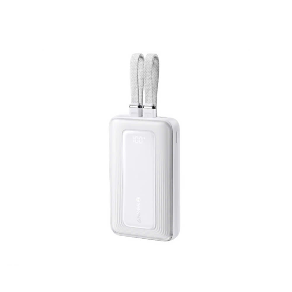 Pin sạc dự phòng Anker Zolo 10k/20kmAh Tích hợp sẵn 2 cáp USB-C & L 2 cổng 1C1A sạc nhanh iPhone And