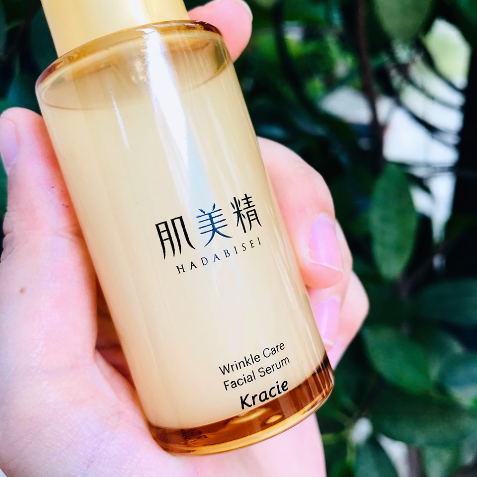 [Hcm]Serum Chống Nhăn Vùng Mắt Khóe Miệng Kracie Hadabisei Wrinkle Care Facial Serum 30Ml