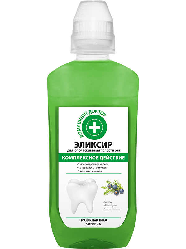 Nước Súc Miệng Domashnij Doctor Tác Động Tổng Hợp Ngăn Ngừa Sâu Răng 300Ml