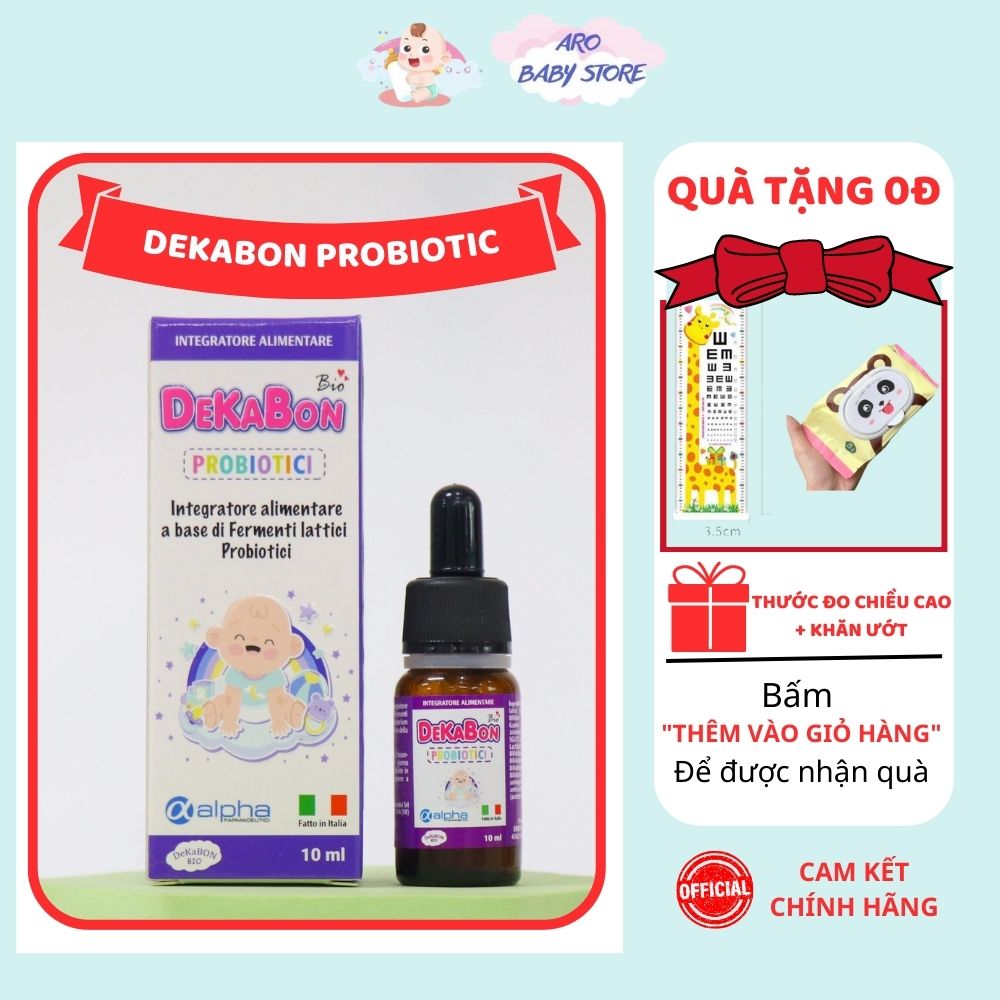 Men vi sinh Dekabon Probiotici 10ml - Arobaby