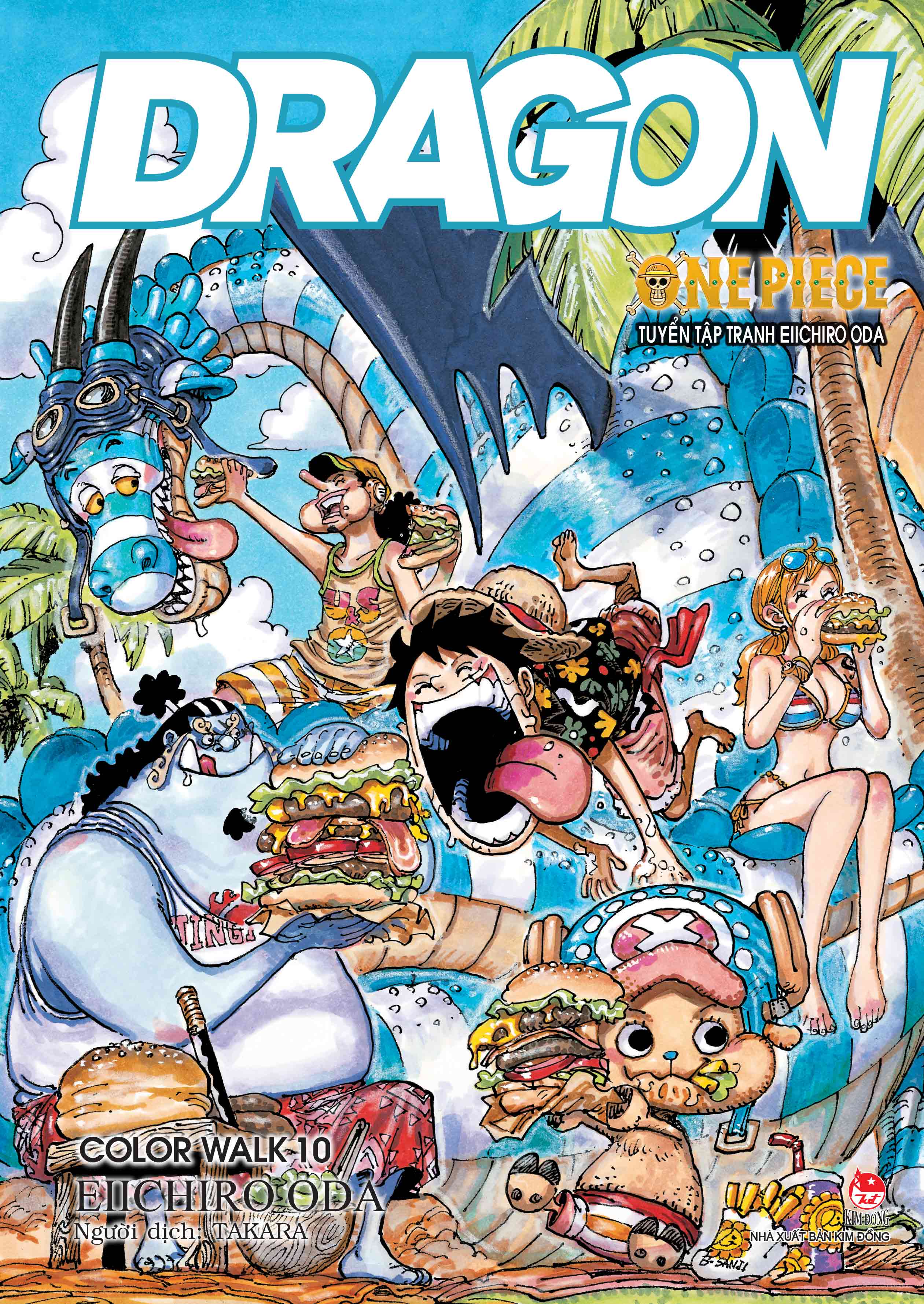 Kim Đồng - One Piece Color Walk DRAGON - Tuyển Tập Tranh Eiichiro Oda Tập 10