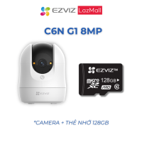 Camera EZVIZ C6N G1 8MP/5MP - Góc siêu rộng Nhận Diện Người và Thú Cưng WDR Giảm Chói Sáng Chạm Gọi Nhanh