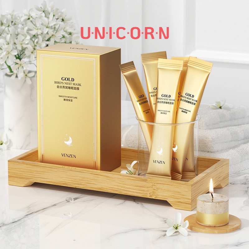 [Hcm]Mặt Nạ Ngủ Tinh Chất To Tằm Tổ Yến Vàng Cao Cấp Dạng Gel Dưỡng Ẩm Làm Sáng Da